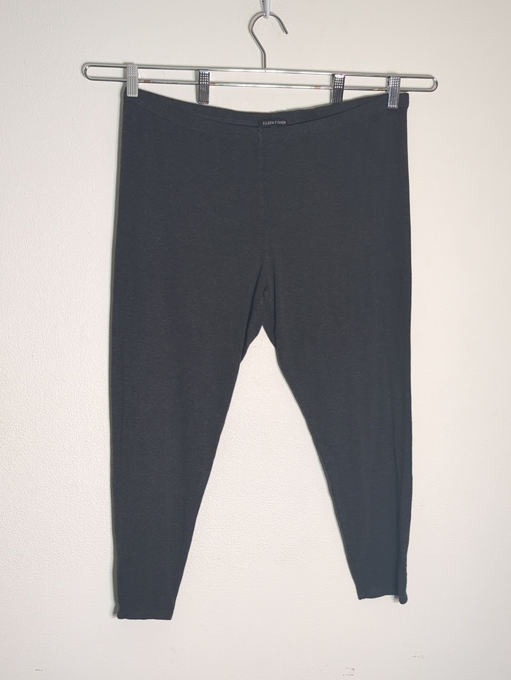 Eileen Fisher Women's Cropped Pants‎ Joggers Stretch Comfy Loungewear Grey XL
